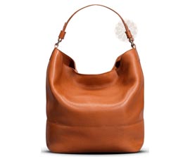 Vogue Crafts and Designs Pvt. Ltd. manufactures Happy Leather Hobo Bag at wholesale price.